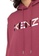 Kenzo pink Kenzo Logo Embroidered Hoodie Dress in Blackberry CC5BFAA6AC555AGS_3