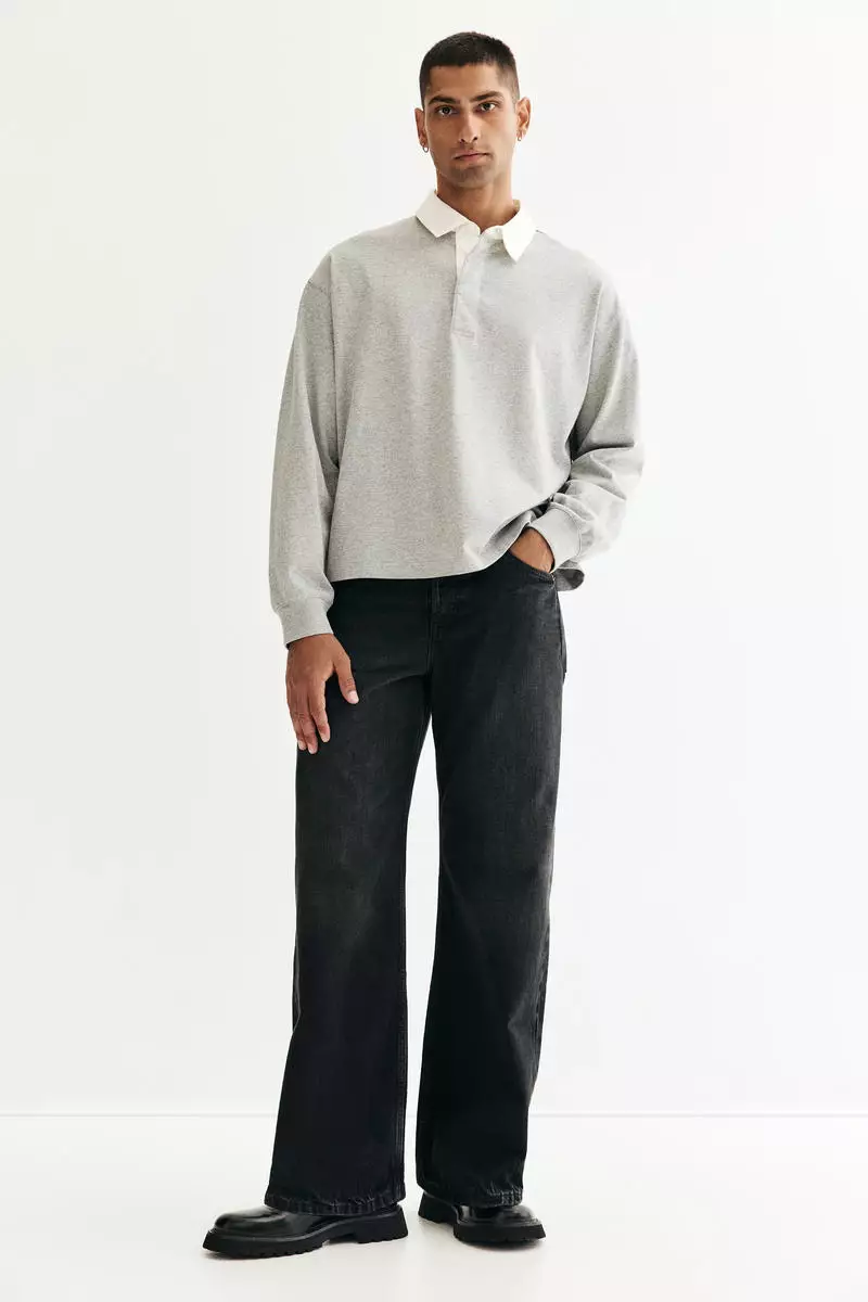 Loose Fit Cotton polo shirt