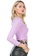 London Rag purple Ruched Side Drawstring Full Sleeve Top in Purple 9B64CAA02A48D1GS_2