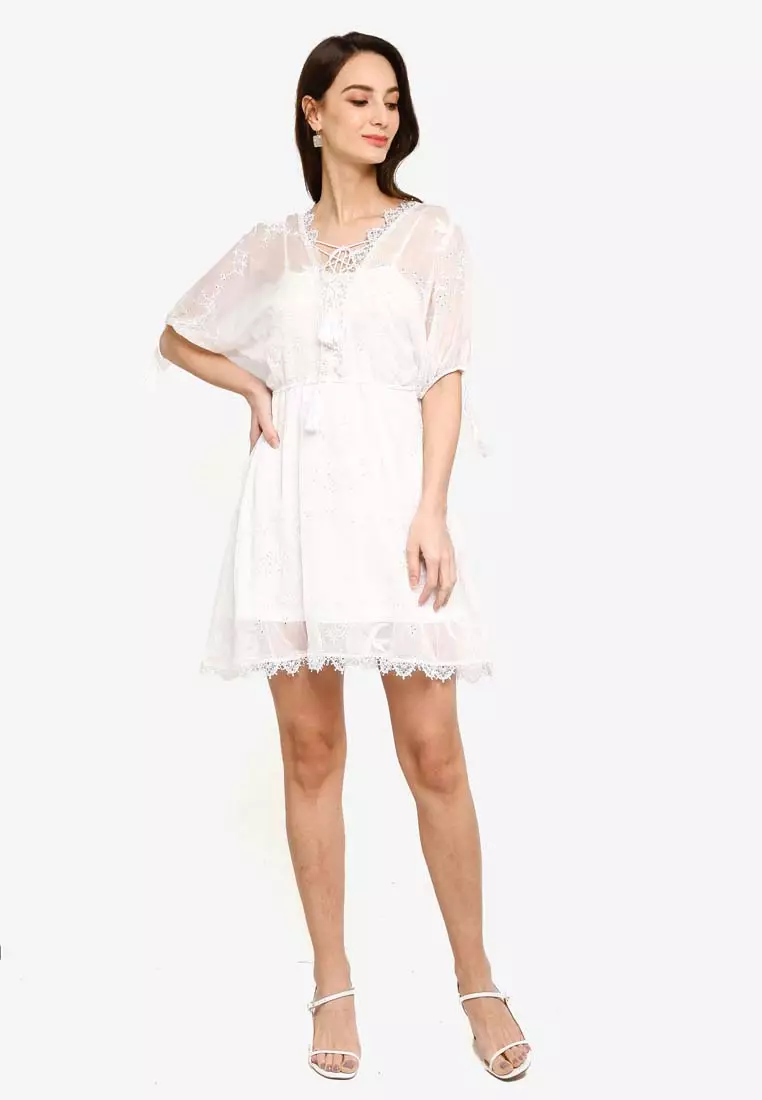 Chiffon store sheer dress
