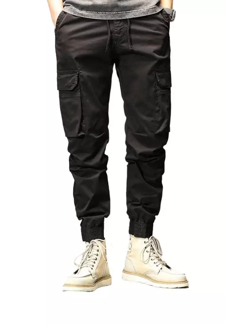 Sports Style Pockets Cargo Pants GJL659