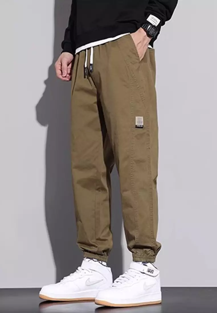 Drawstring Casual Jogger Pants