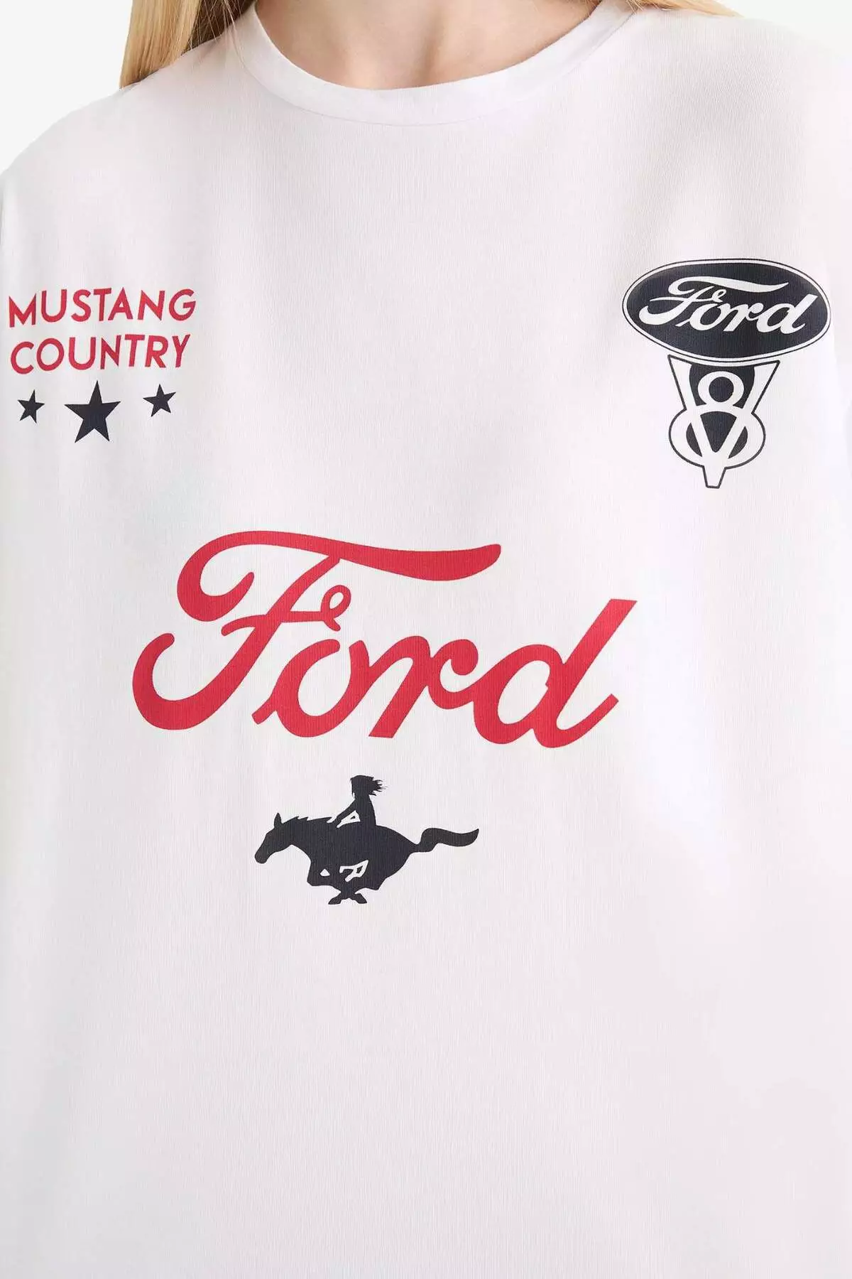 Ford Motor Company Oversize Tooling Back Printed T-Shirt F2399Ax25Sm