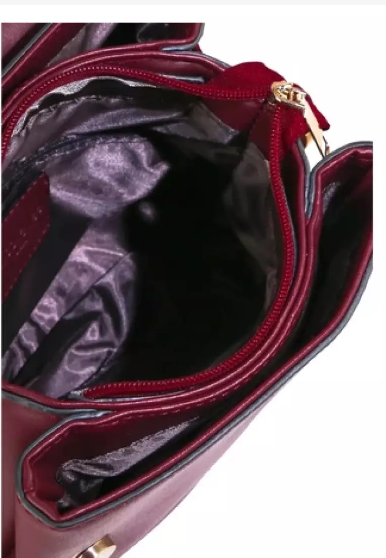 Nicole Lee Tas Wanita Handbag Tote Bag Tas Selempang Tali Panjang Branded 3721508401MAR