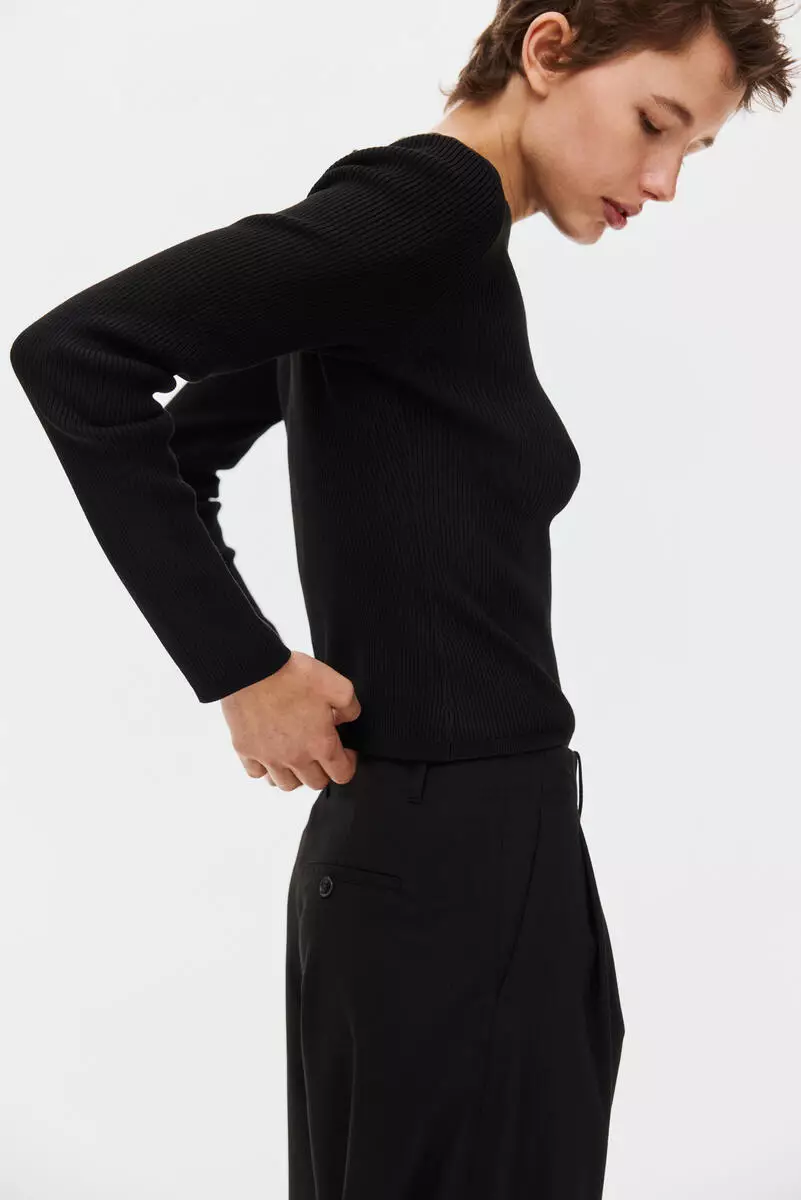 Ribbed cardigan