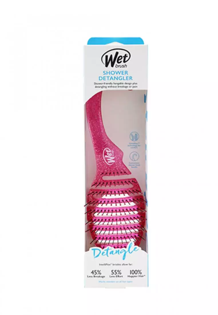 Buy Wet Brush Wet Brush Shower Detangler Pink Glitter 2025 Online