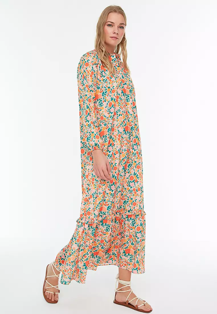 MODEST Floral Maxi Dress