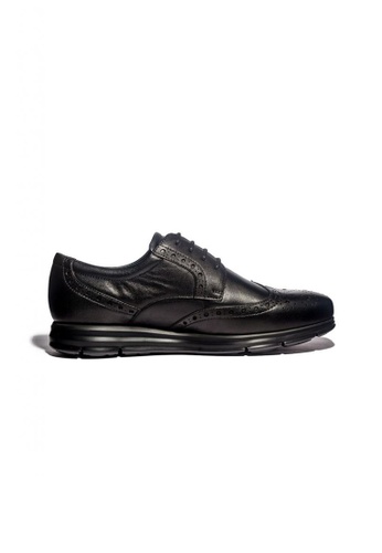 Dr. Kong black Healthy Leather Shoes A77D6SH25040C8GS_1