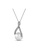 Her Jewellery white and silver Ribbon Pearl Pendant -  Made with premium grade crystals from Austria HE210AC49ITUSG_2
