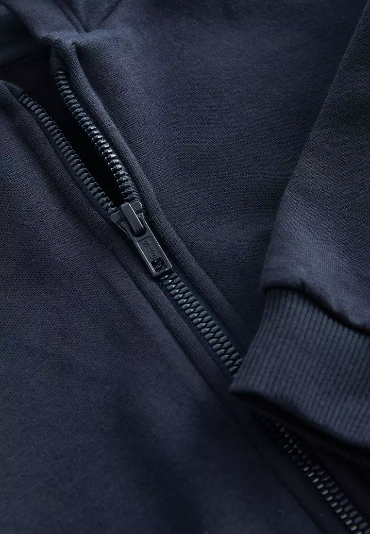 Oversized Zip Through Hoodie