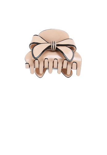 Glamorousky pink Fashion Cute Ribbon Pink Hair Claw C57D1AC2A63062GS_1