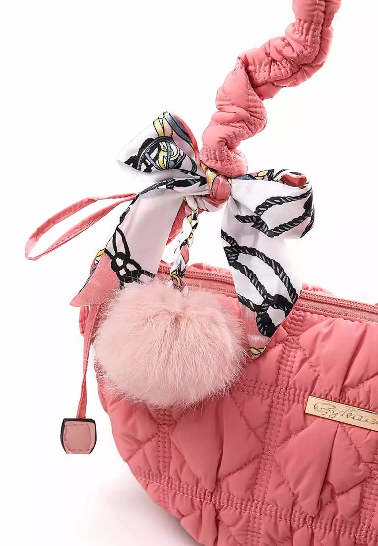 GYKACO KYUMI Pink - Tas Wanita Sling Bag - Fashion Top Handle Bag (Import)