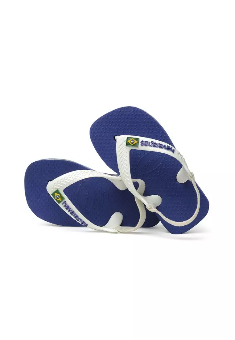 Havaianas N.B. Brasil Logo Cf 2711-Marine Blue - Sandal Bayi
