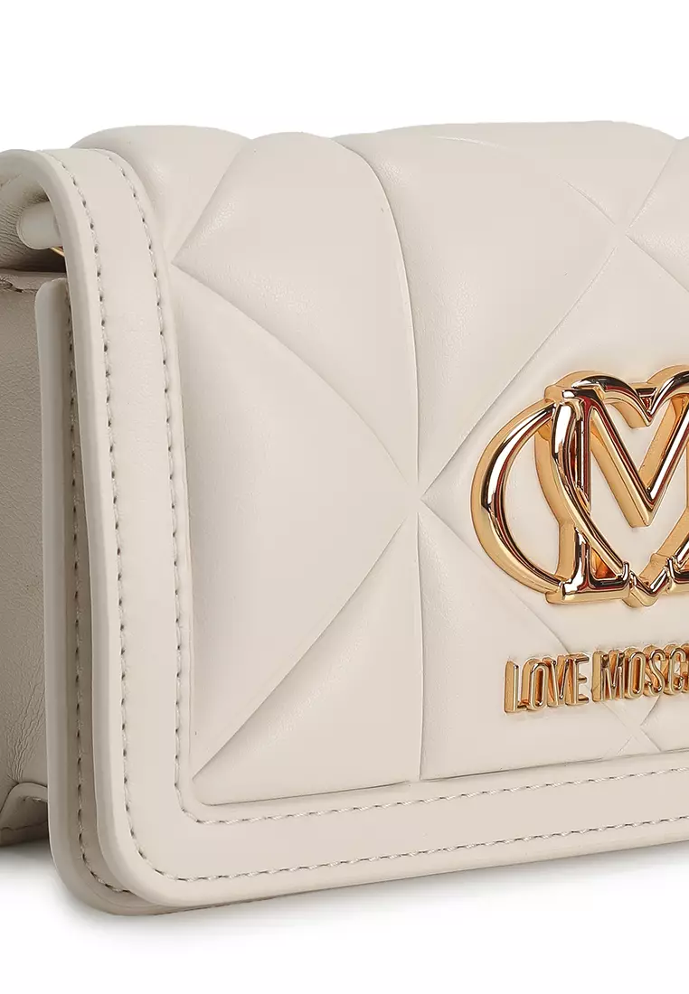 Quilted Embossed Crossbody Bag (nt)