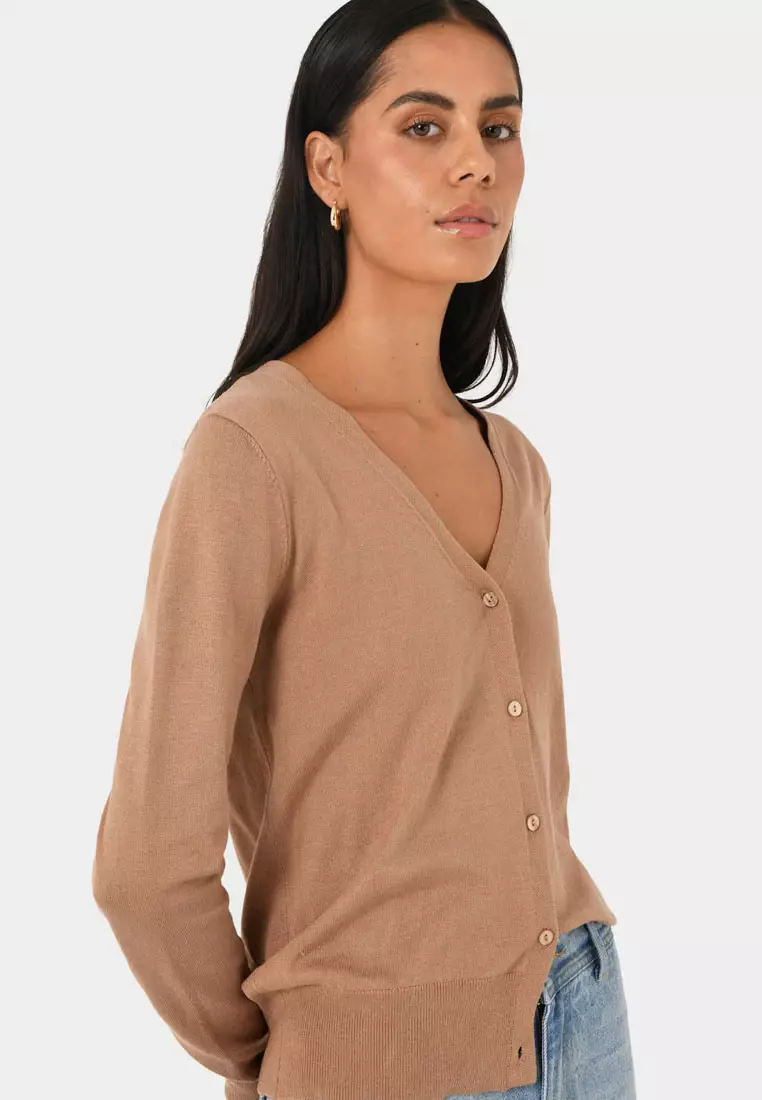 Nicolette V-Neck Knit Cardigan