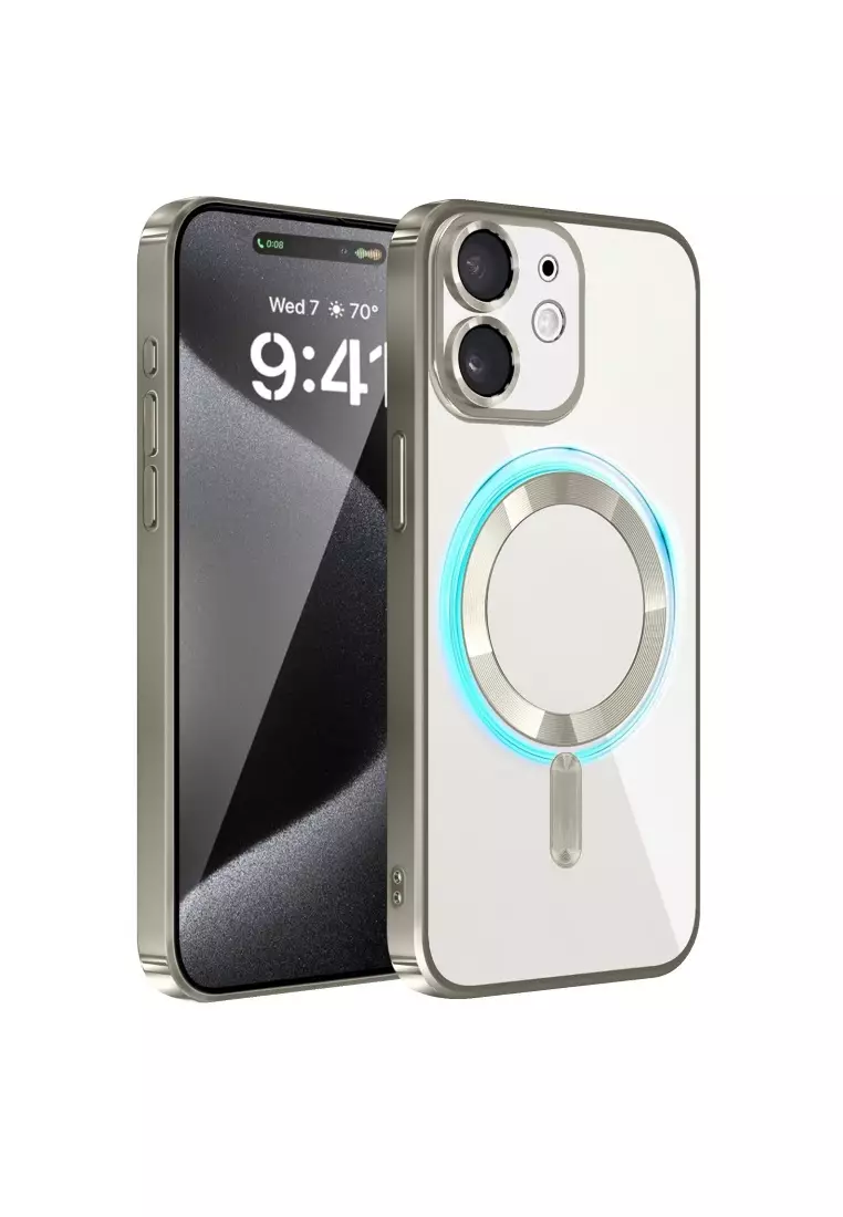 Buy MobileHub iPhone 12 Clear Titanium MagSafe Case with Lens