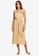 The Fated brown Kleo Midi Dress 7DEDFAAAE43226GS_1