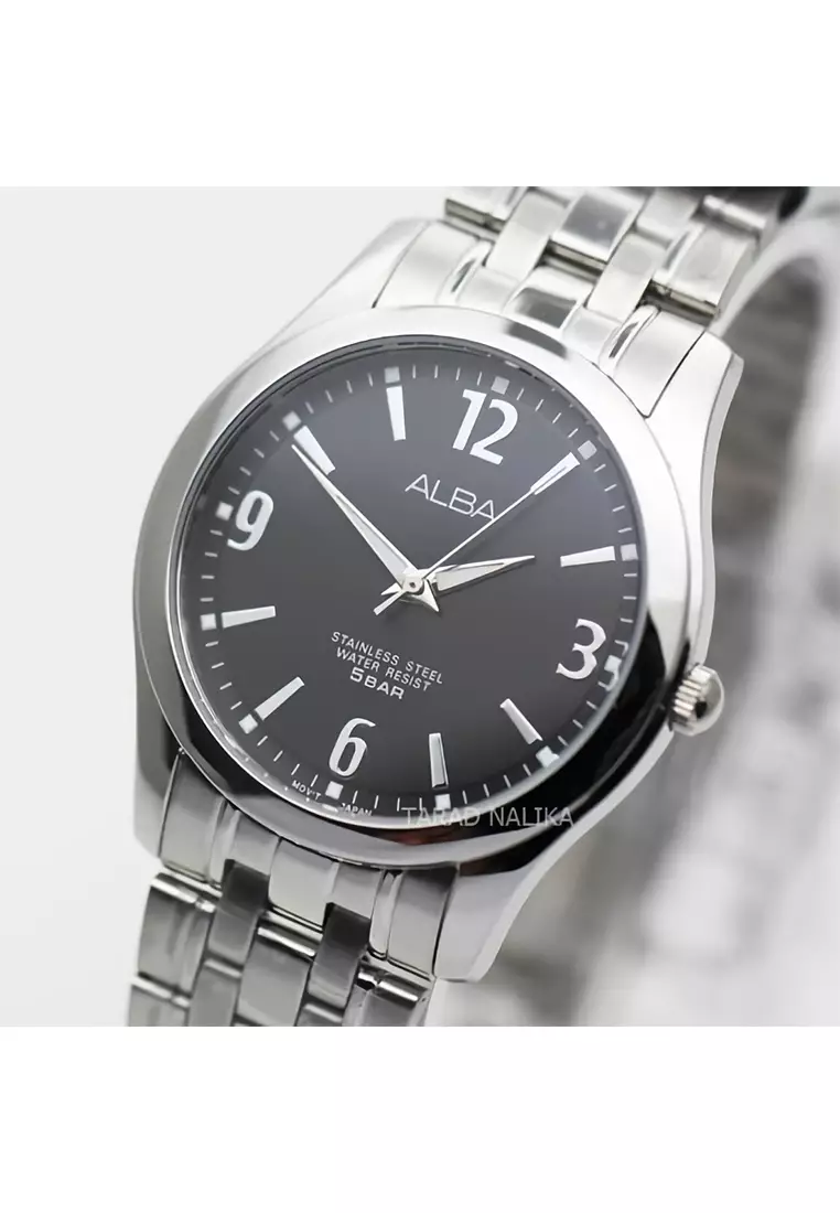 Alba - Jam Tangan Analog Pria - Silver - Stainless Steel Bracelet - ARSY23X1