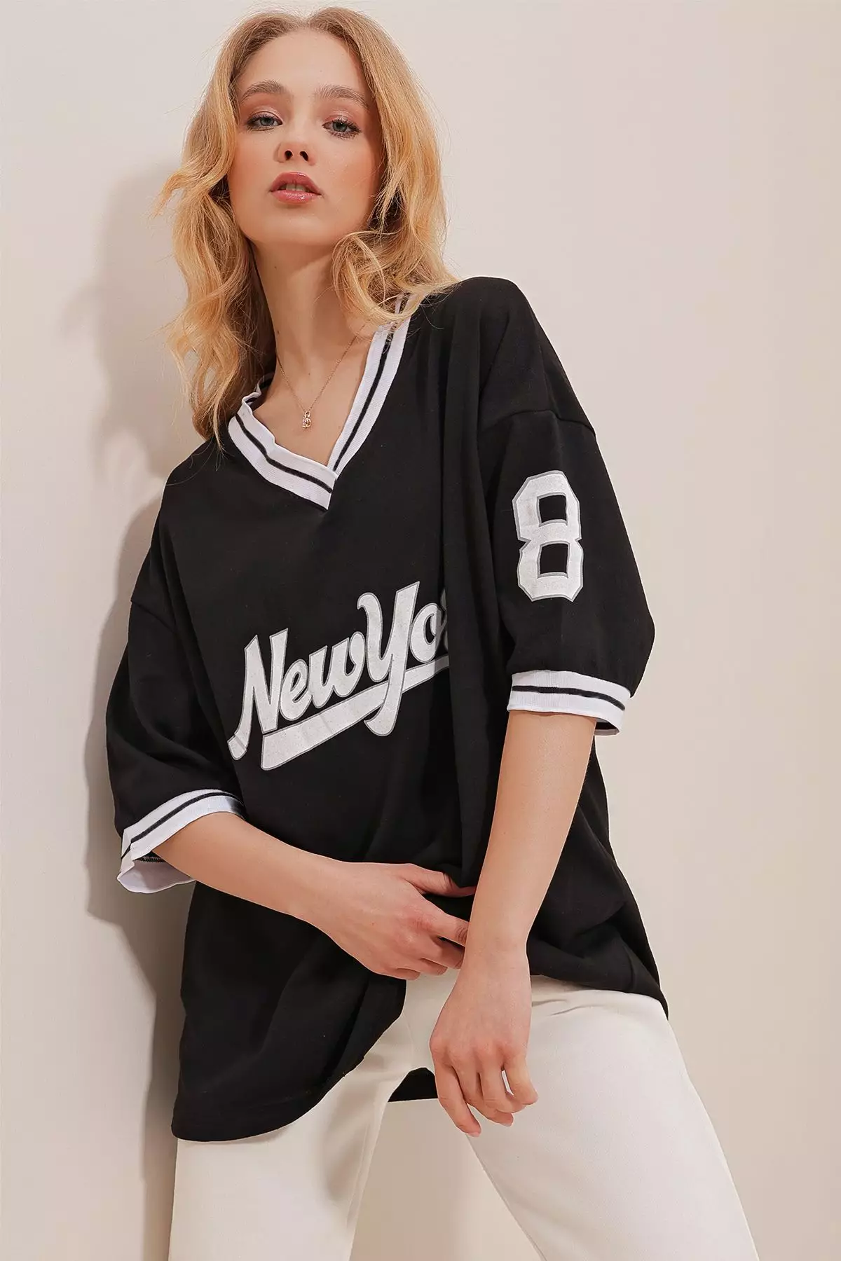 Oversized Lettering T-Shirt