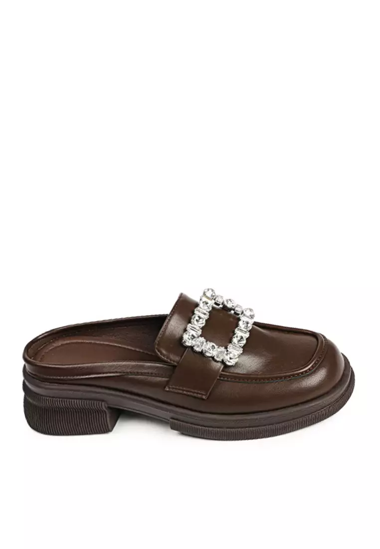 Discount on Twenty Eight Shoes  shoes - SKU: VANSA Fashion Imitation Diamond Buckle Casual Shoes VSW-FQ1-20