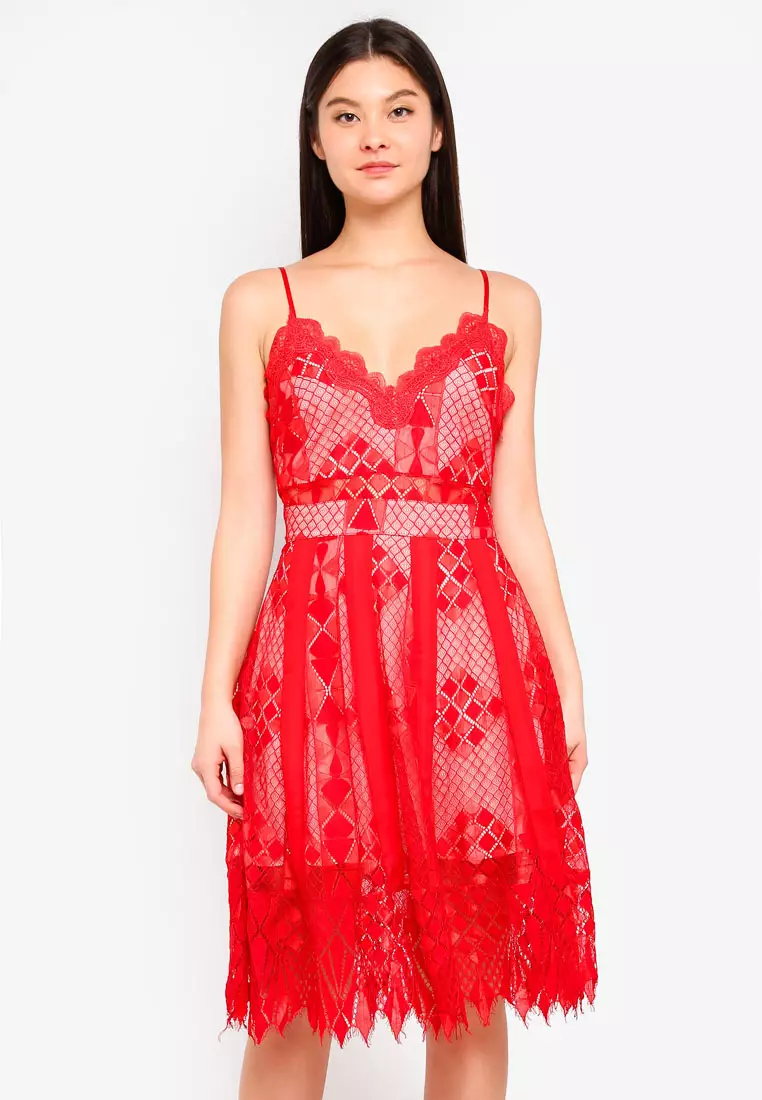 Foxiedox embroidered shop lace dress