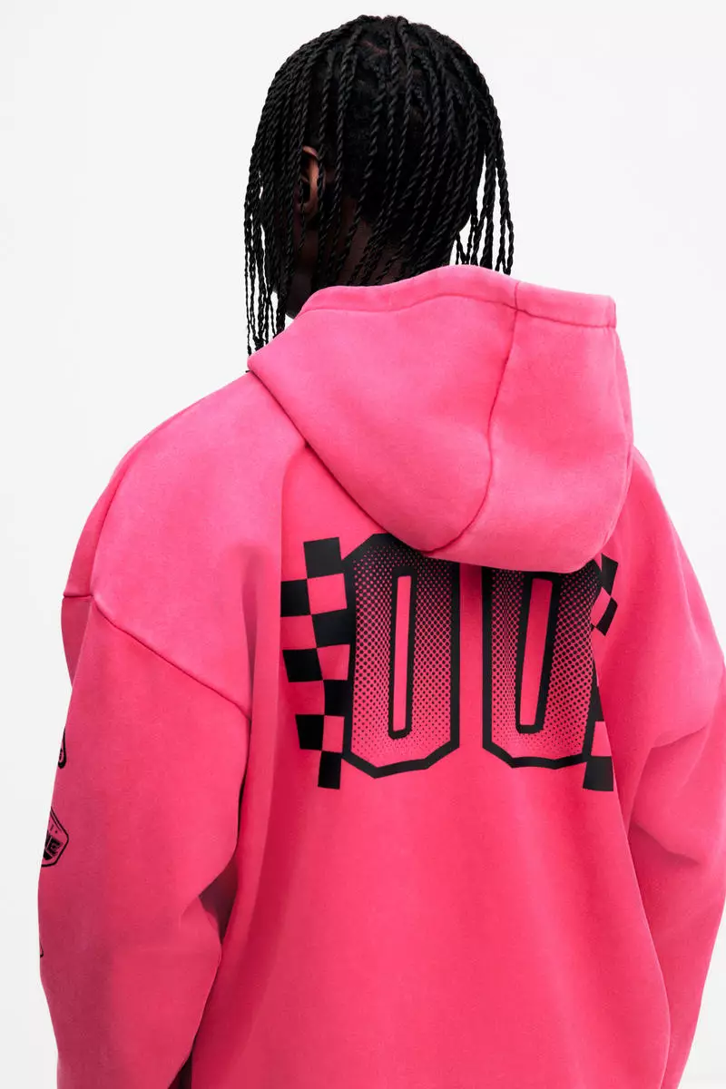 Oversized Fit Zip-through hoodie