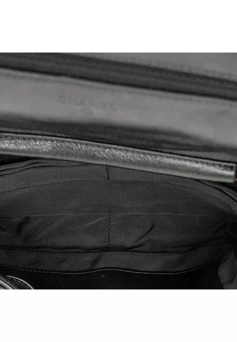 Pre-Loved Chanel Cc Quilted Lambskin Full Flap Wallet On Chain
