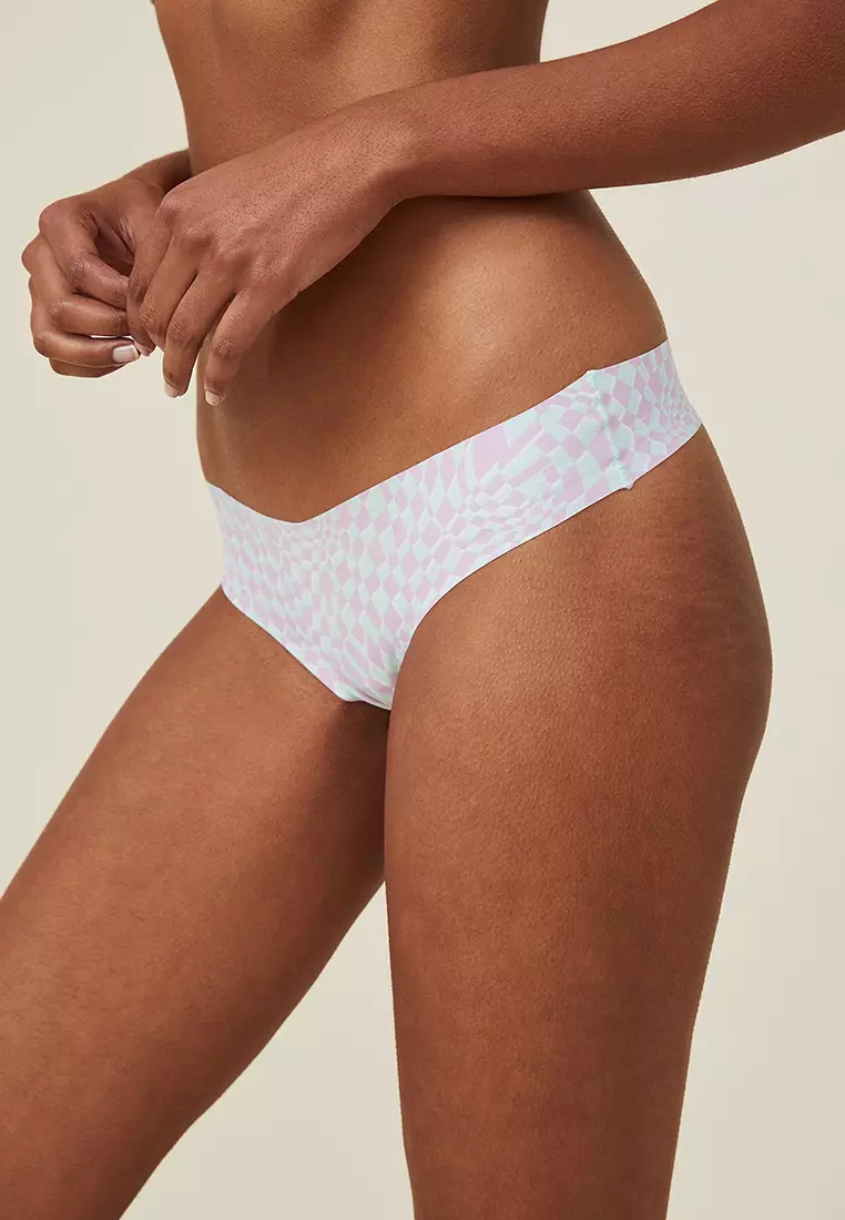 Buy Cotton On Body Tiny Invisible Tanga G String Briefs in Harriet Patch  Floral Blue 2024 Online