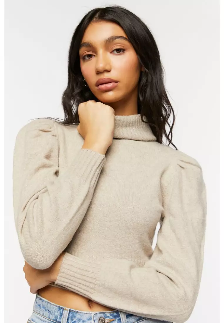 Ribbed turtleneck sweater forever 21 store