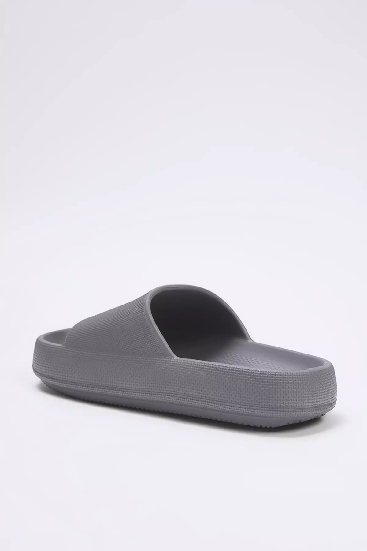 Gray Flat Light Sole Men's Slippers Takss25Te00028