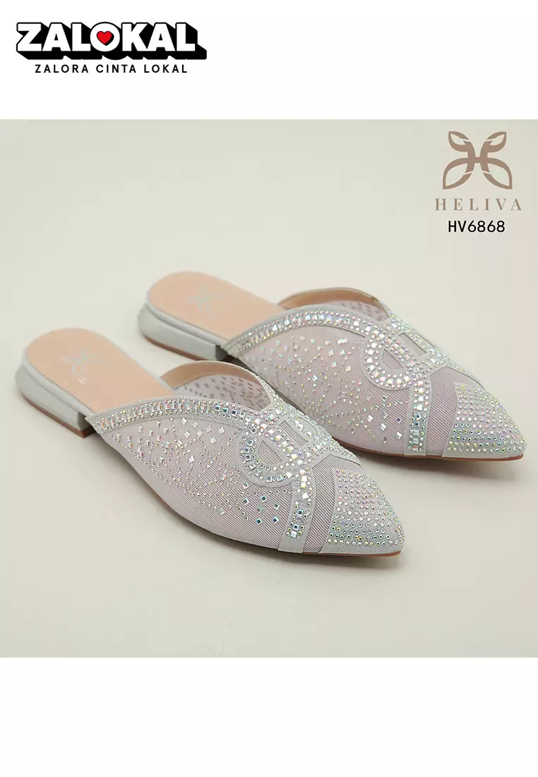 Heliva Jowy Lady Sandal Party Mesh Jewel Accessories
