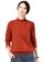 A-IN GIRLS red Fashion Gauze Stitching Sweater F45B9AAADADB69GS_1