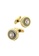 Kings Collection gold Gold Round Crystal Cufflinks (KC10042a) CF260ACD7481B7GS_1