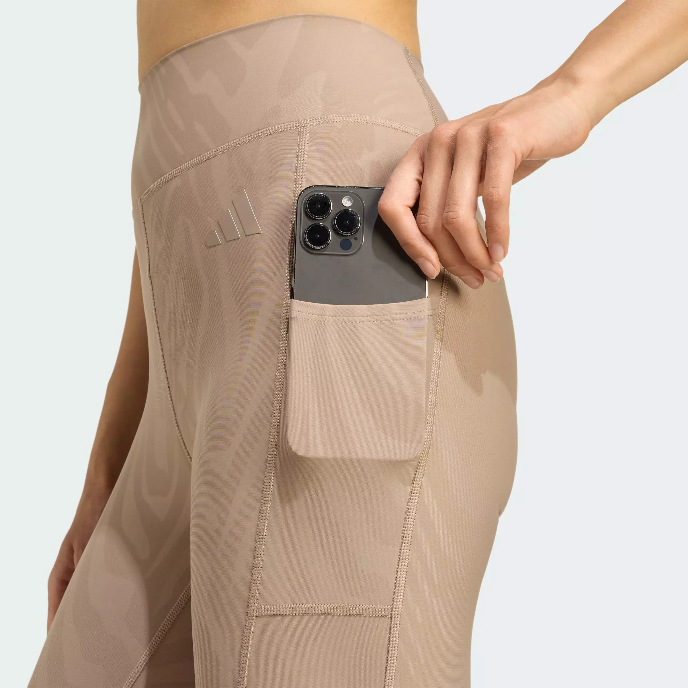 Gym & Training Optimé AOP Full-Length Legging Women Brown JX3124