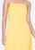 ZALORA BASICS yellow Straight Neck Cami Dress 8C5DCAA25D752FGS_3