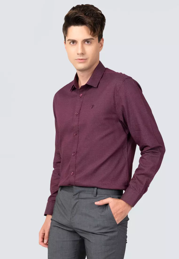 Polo Haus - Men’s 100% Cotton Signature Fit Long Sleeve MBLSN028