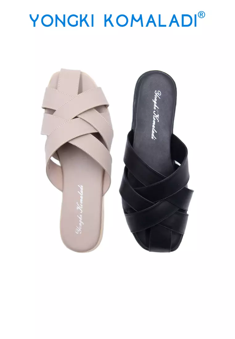 YONGKI KOMALADI ANNABETH SANDAL OL-AR47717-BE MOCCA