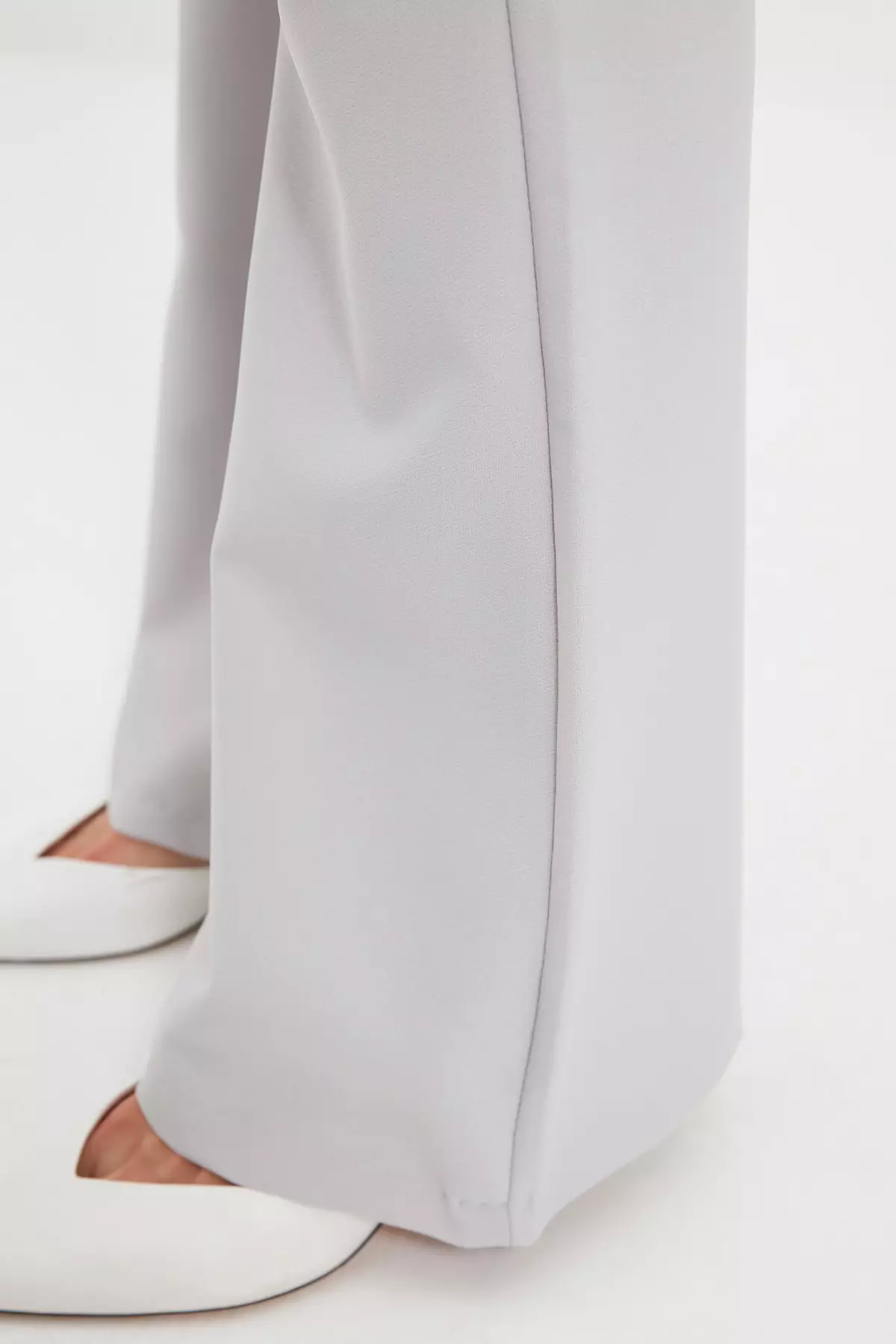 High Waist Flare Trousers