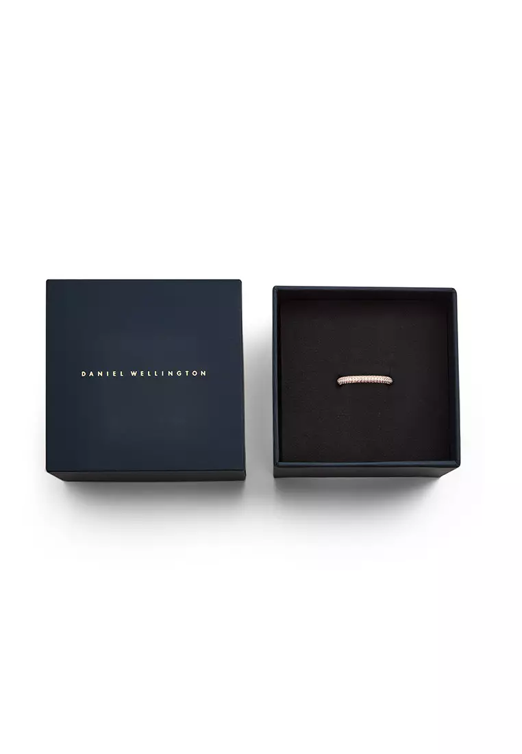 Pavé Ring 2.9mm Rose Gold Unisex Ring for women and men stainless steel crystal Ring DW Official Authentic Original Cincin perempuan lelaki DW