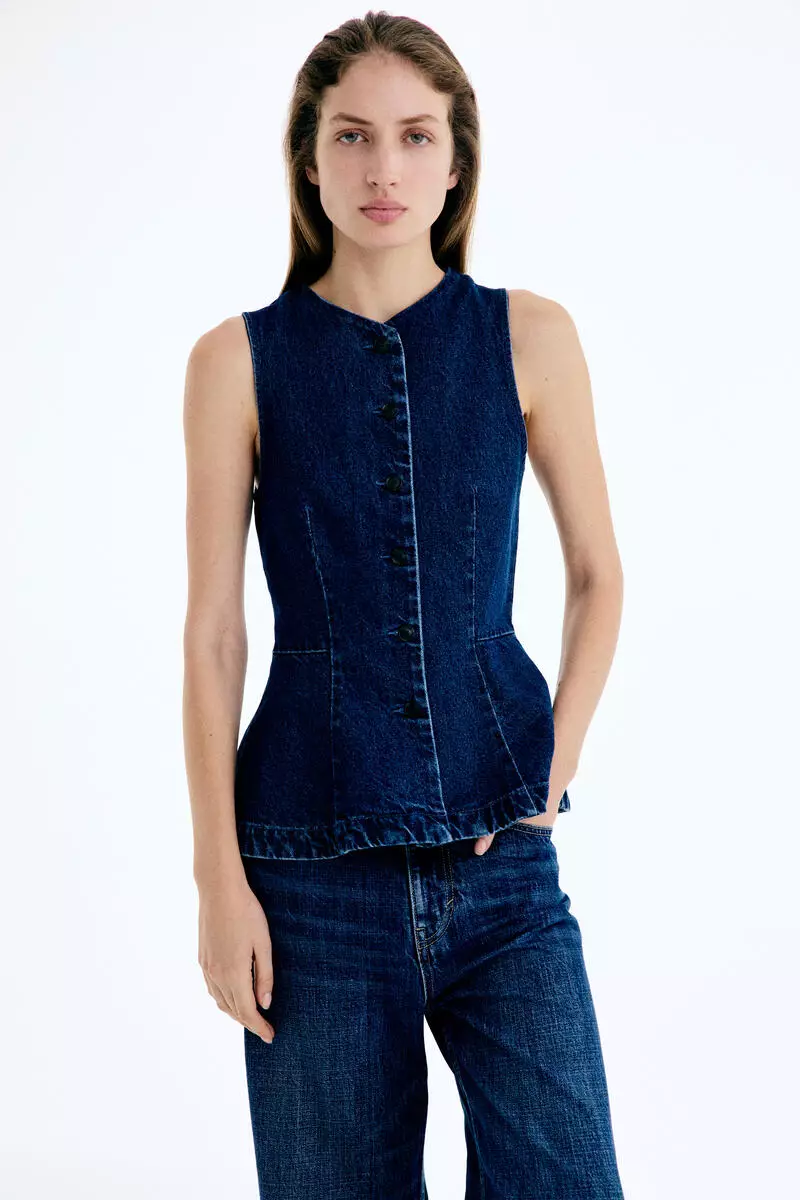 Peplum waistcoat