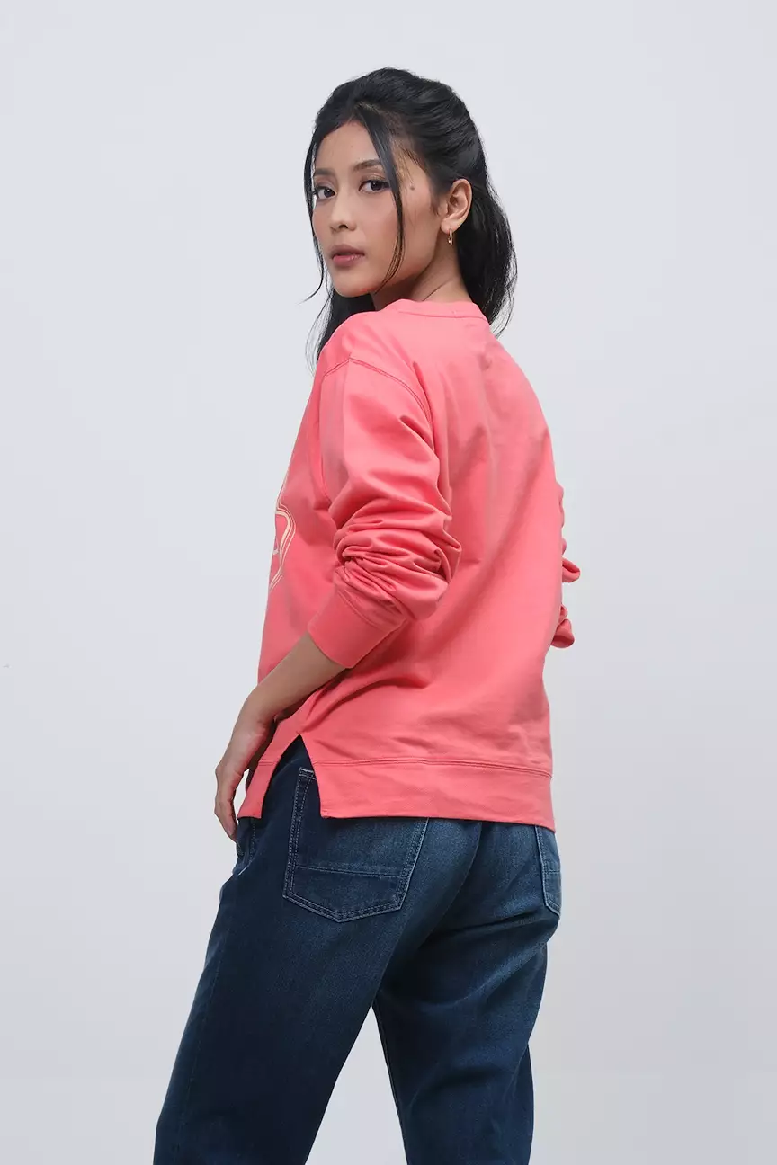 Sweater Wanita Ley Spiced Coral