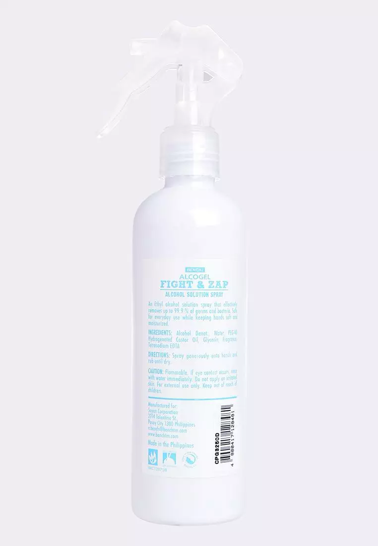 Alcogel Alcohol Spray 250ml in Fight & Zap