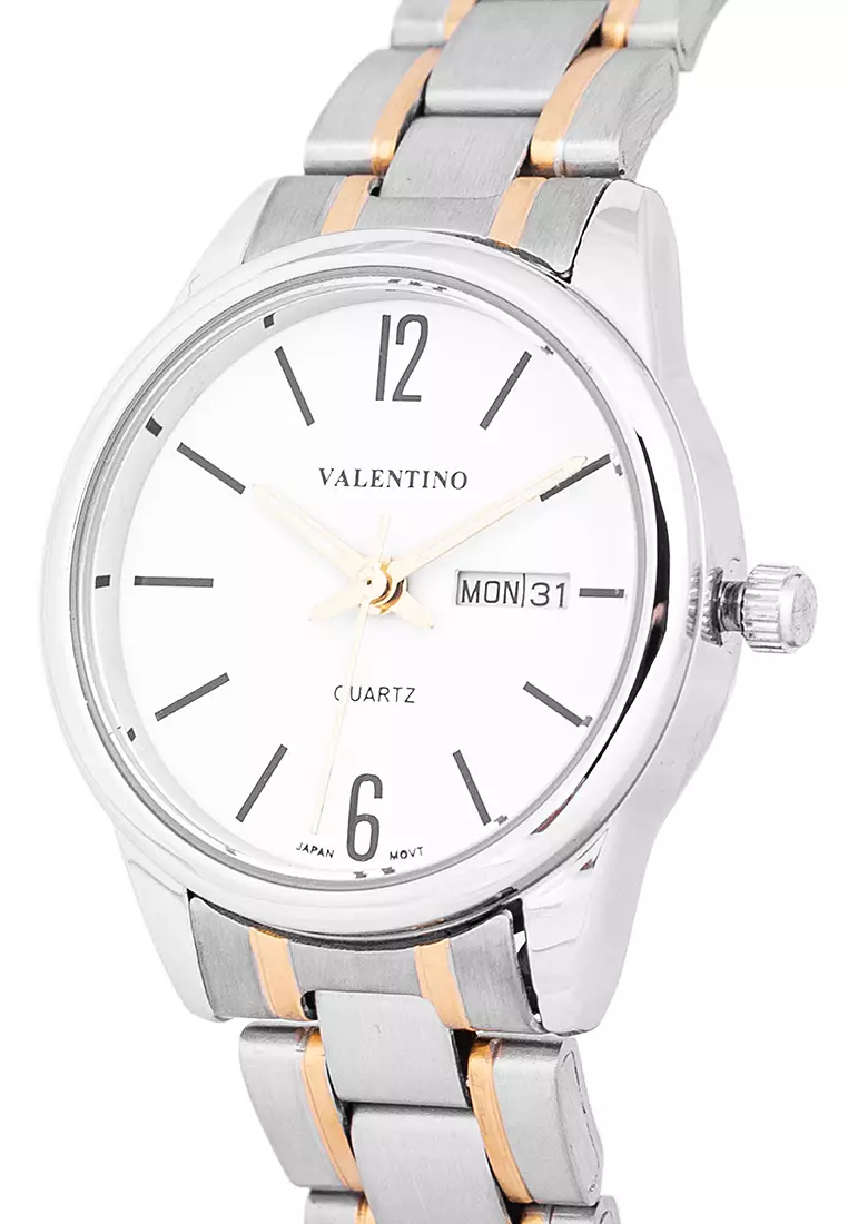 Analog Watch 20122258-Two Tone - White Dial