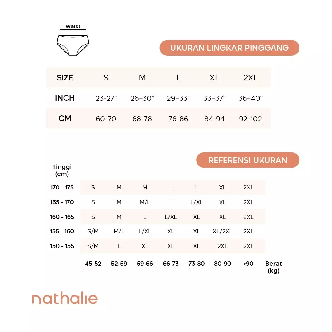 Nathalie Tencel Midi Brief 1 Pcs NTC 3547 - Espresso