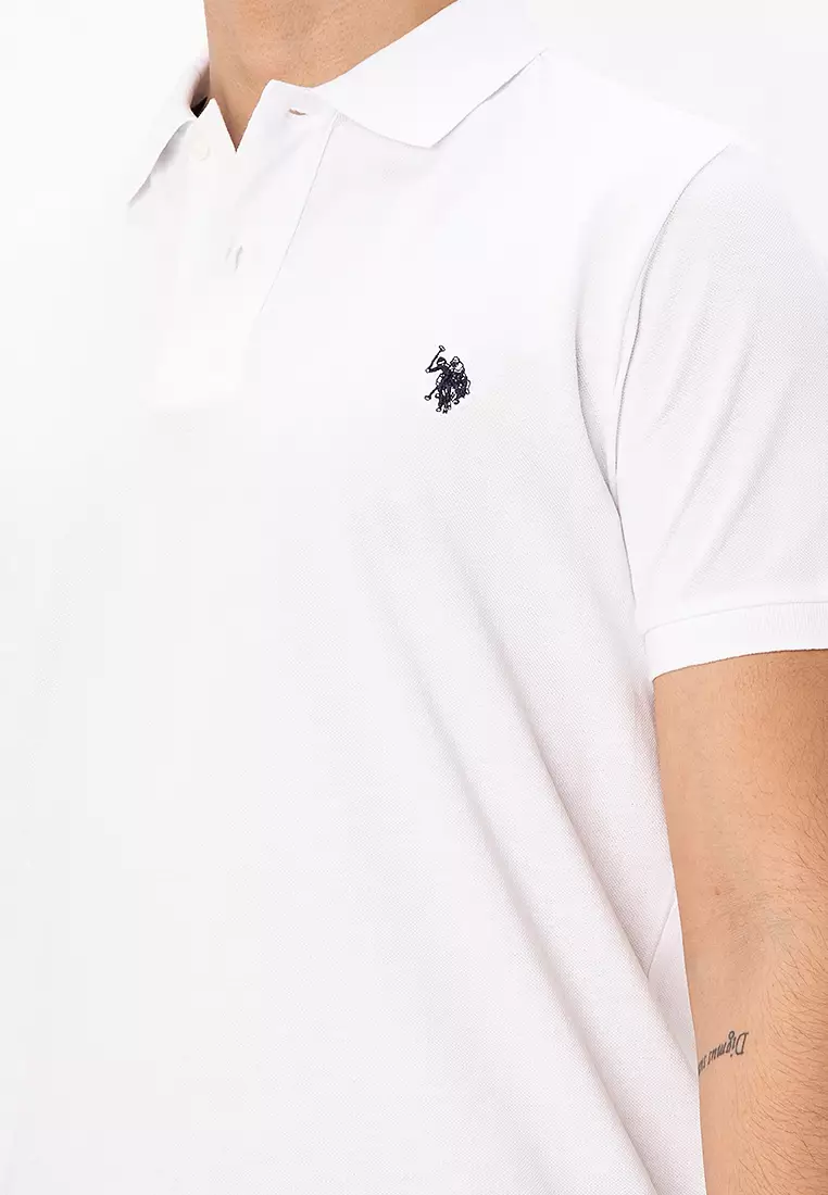 2025SS 新作セオリーCap Sleeve Polo Shirt Buy US POLO ASSN Logo Polo Shirt 2025 Online | ZALORA