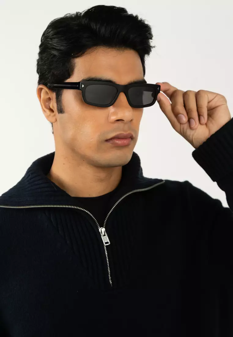 Iconic Metal Plaque Sunglasses (nt)