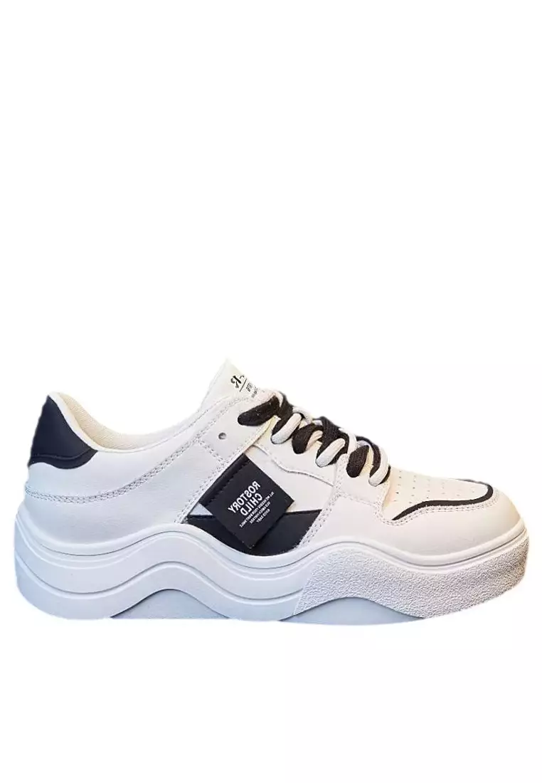 Platform Casual Leather Sneakers RX3329