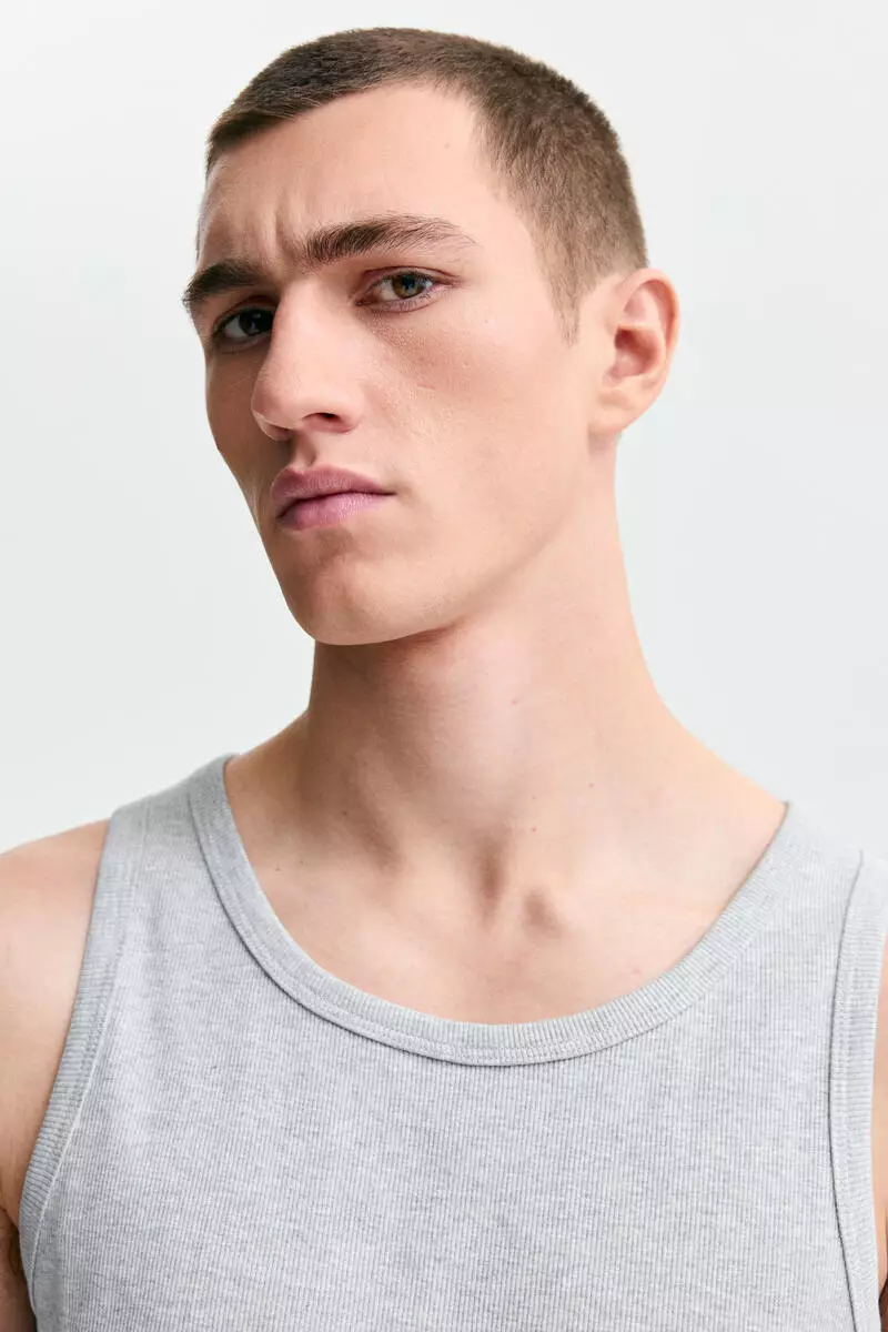 Slim Fit Ribbed vest top