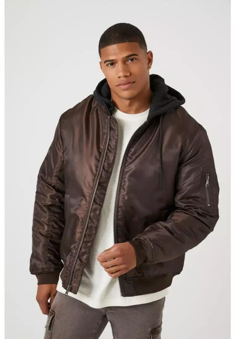 Forever 21 bomber jacket mens sales