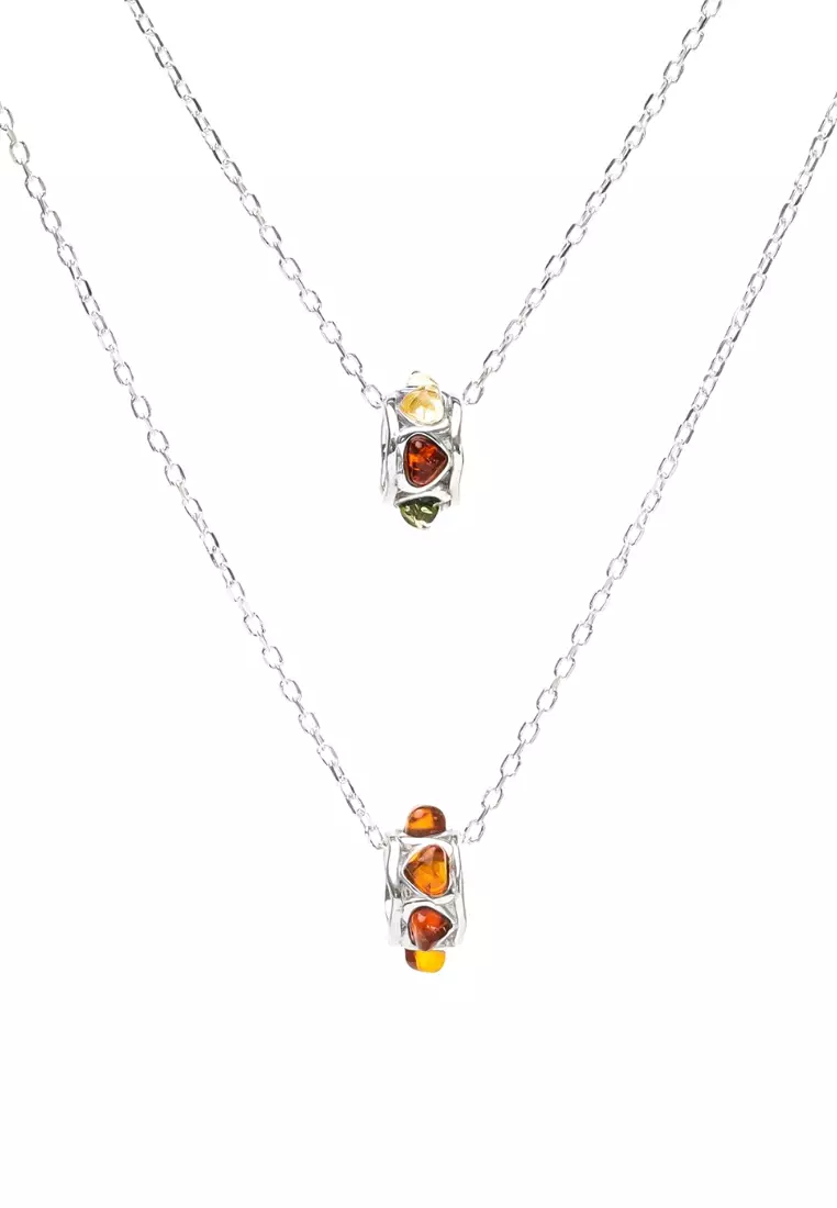 Amber hot sale love necklaces